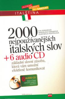 2000 nejpužívanějších italských slov + 6 CD