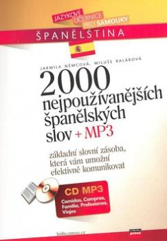2000 nejpoužívanějších španělských slov + MP3