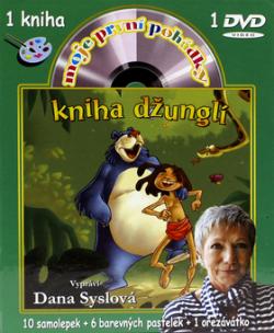 Moje první pohádky-Kniha džunglí (omalovánky a DVD)