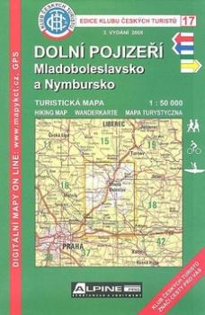 KČT 17 Dolní Pojizeří, Mladoboleslavsko a Nymbursko 1:50 000