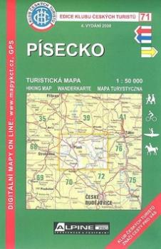 KČT 71 Písecko 1:50 000