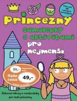 Princezny samolepky s aktivitami pro nejmenší