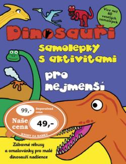 Dinosauři samolepky s aktivitami pro nejmenší