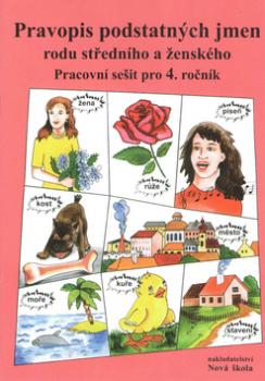 Pravopis podstatných jmen rodu středního a ženského Pracovní sešit pro 4. ročník