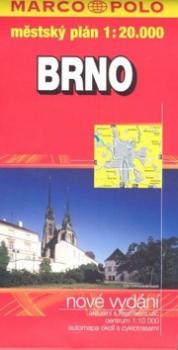 Brno - plán měkká obálka    PS 1:20 000