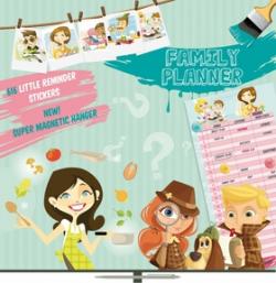 Plánovací Girls & Boys Family Planner - nástěnný kalendář