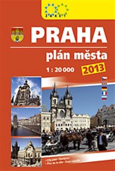 Praha plán města 2013 - 1:20 000