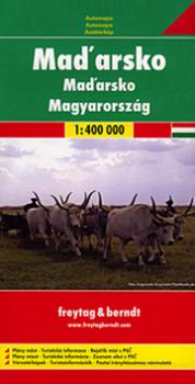 Automapa Maďarsko 1:400 000