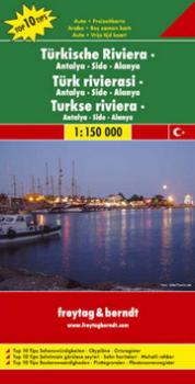 Automapa Turecká riviéra – Antalya, Side 1:150 000