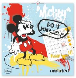 Mickey Mause omalovánkový poznámkový - nástěnný kalendář