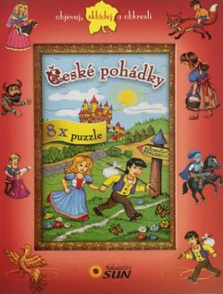 České pohádky 8x puzzle