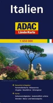 Itálie/mapa1:650T ADAC