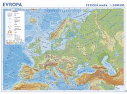 Nástěnná mapa Evropa 1:5 000 000