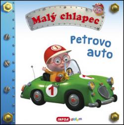 Malý chlapec Petrovo auto