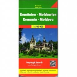 RUMUNSKO, MOLDÁVIE/RUMÄNIEN, MOLDAWIEN 1:500 000