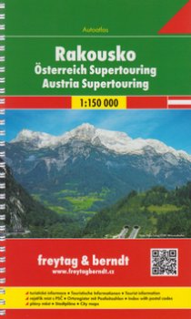 Autoatlas Rakousko supertouring 1:150 000