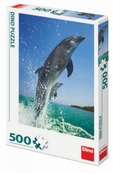 Puzzle Skákající delfín 500 dílků