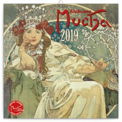 Alfons Mucha 2019 - poznámkový kalendář