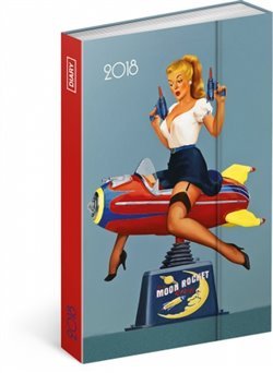 Týdenní magnetický diář Pin-up Girls 2018