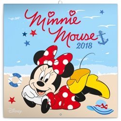 Poznámkový kalendář Minnie 2018