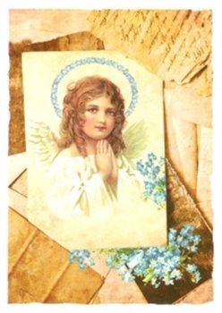 Pohlednice - Andělíček a svatozář