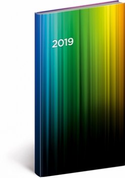 Kapesní diář Cambio 2019, barevný, 9 x 1