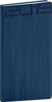 Kapesní diář Forest 2019, modrý, 9 x 15,