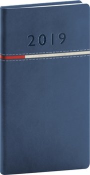 Kapesní diář Tomy 2019, modrý, 9 x 15,5