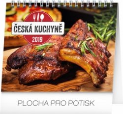 Stolní kalendář Česká kuchyně 2019, 16,5