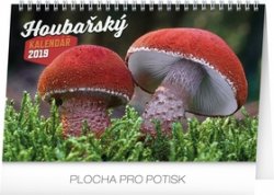 Stolní houbařský kalendář 2019, 23,1 x 1