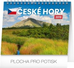 Stolní kalendář České hory 2019, 16,5 x