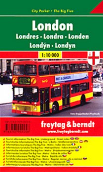 Plán města Londýn 1:10 000