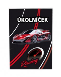 Školní úkolníček A6 - Racing