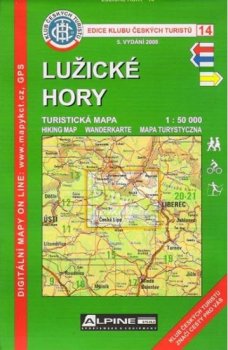 LUŽICKÉ HORY  1:50 000