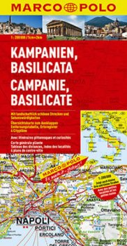 ITÁLIE CAMPÁNIA, BASILICATA 1:200 000