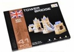 Puzzle 3D - Tower Bridge (41 dílků)