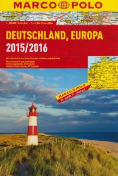 Německo, Evropa/atlas-spirála 15/16  1:300T MD