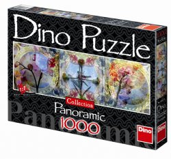 Květinové okouzlení - puzzle Panoramic 1