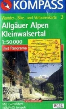 ALLGAUER ALPEN KLEINWALSERTAL 1:50 000