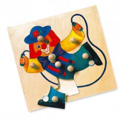 Puzzle - klaun - MAXI úchytky