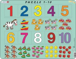 Puzzle MAXI - Počítání pro nejmenší s čísly/10 dílků