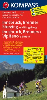 INNSBRUCK, BRENNER STERZING UND UMGEBUNG 1:70 000