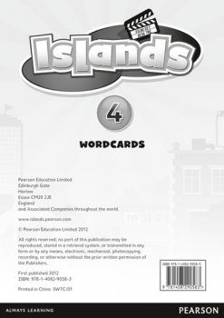 Islands Level 4 Word Cards for Pack