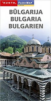 BULHARSKO BULGARIEN 1:800 000