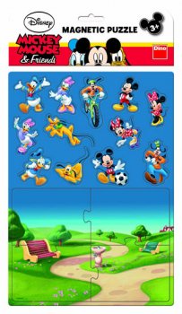 Mickeyho Klubík - Magnetické puzzle 