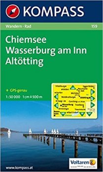 CHIEMSEE WASSERBURG AM INN ALTÖTTING 1:50 000