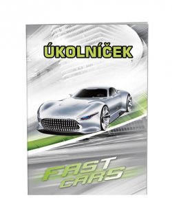 Školní úkolníček A6 - Fast Cars