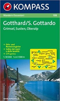 GOTTHARD GRIMSEL 1:50 000