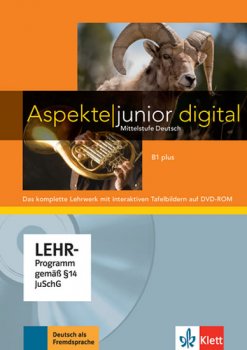 Aspekte junior B1 plus - Lehrwerk digital mit interaktiven Tafelbildern - DVD