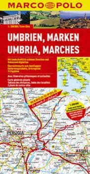 ITÁLIE UMBRIA, MARCHE1:200 000